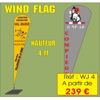 Réf. WJ4 - Wind Flag – 4 m